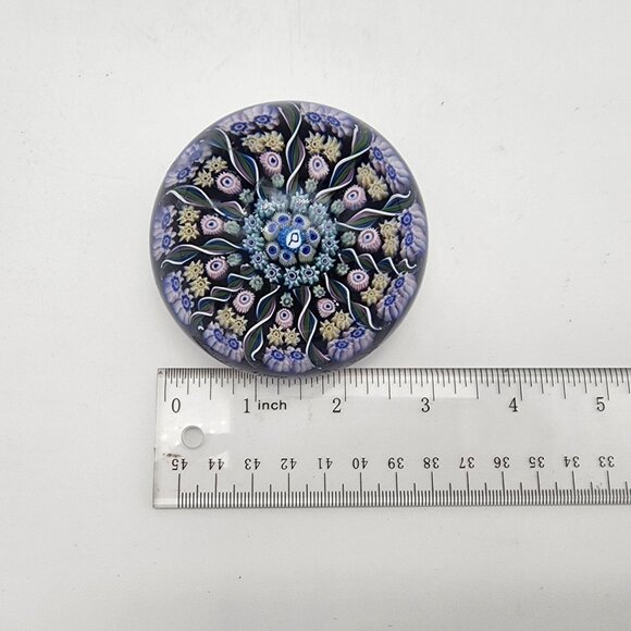 Perthshire Millefiori Glass Paperweight - Picture 4 of 4